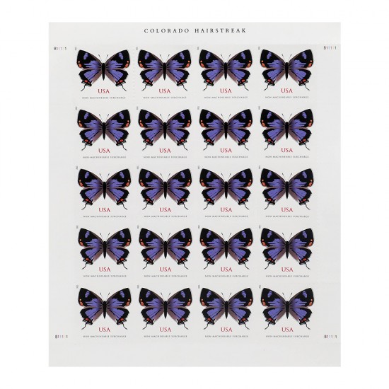 US 2021 Colorado Hairstreak Stamps Forever US 2021 Colorado Hairstreak Stamps Forever