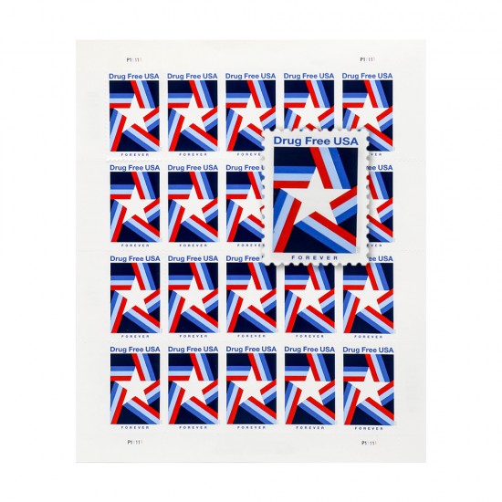 2020 US Drug Free Forever Stamps