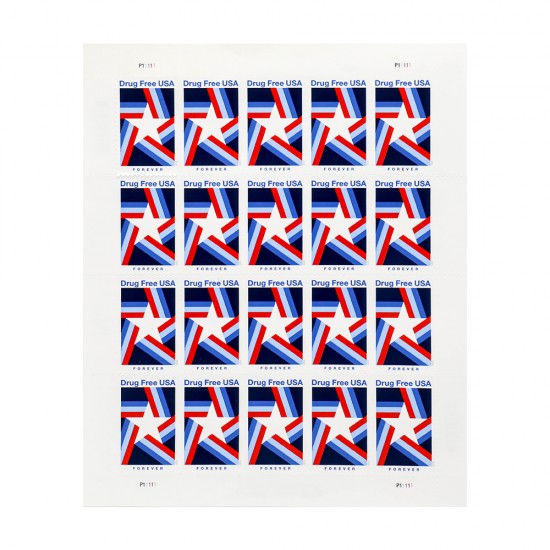 2020 US Drug Free Forever Stamps